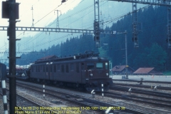 BLS Ae 88 273 Marchandise Kandersteg 13-08-1981 DMS CS01B 36