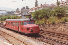 Auvernier 18 CFF RAe 24 1001 le 02-07-1983 Photo Schetty