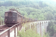 CFF Re 44 I 10038 Régional St Ursanne 17 mai 1980 NSD 78 13