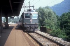 CS23B 23 CFF Re 44 II 11202 verte Weesen 07-07-1991 DMS CS23B 23