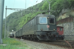 CFF Re 66 11642 Militaire St Ursanne 17 mai 1980 NSD 78 14